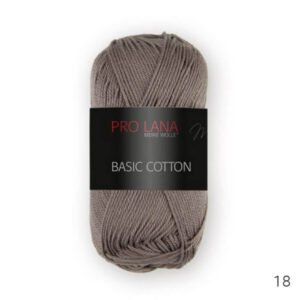 PRO LANA Basic Cotton – Colore 109 – 50g / 125m – 100% Cotone – Ferri 3-3,5 Mm - 2